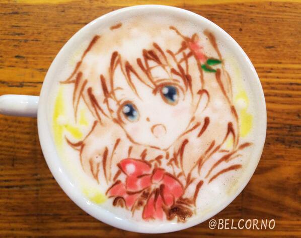 ラテアート【ココア（保登 心愛）】＠ご注文はうさぎですか？ LatteArt