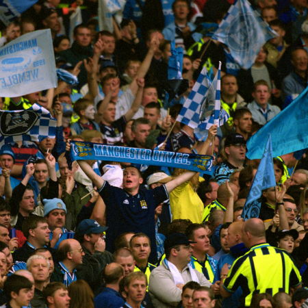 ManCity's tweet photo. YOUR SHOUT: We asked fans to share their memories of #Wembley99. Here's what you had to say: http://t.co/EysiWKfSDP http://t.co/7f4VweXsqD