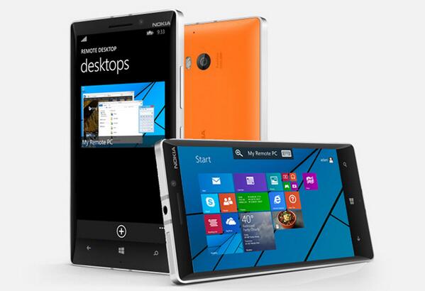 Microsoft's tweet image. How to: see your desktop on your #Lumia: msft.it/6015cy87