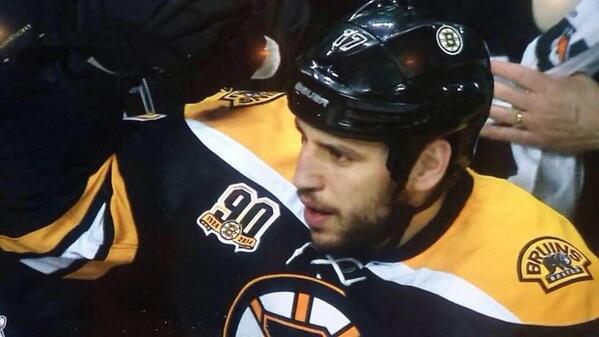 BERGERONxNHL15's tweet photo. #NHL15Bergeron or else Milan lucic will come find you http://t.co/OjpNa8KkGp