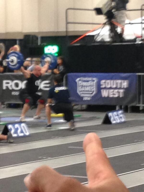 RxNetworking's tweet image. Starting 265# nichols made that look easy! #CrossFit #CrossFitGames