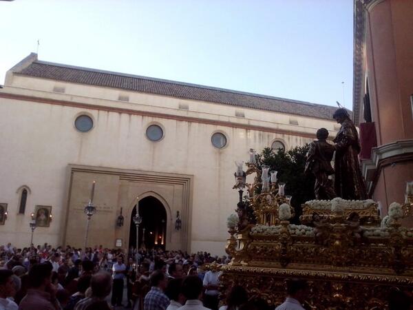 San Juan Bosco llega al Santuario de los Gitanos.