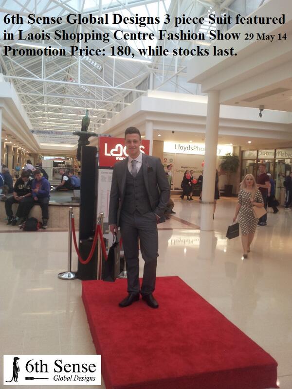 6thSenseGD's tweet image. This slim fit 6th Sense 3 piece suit featured in the Portlaoise Fashion show at Laois SC yesterday.