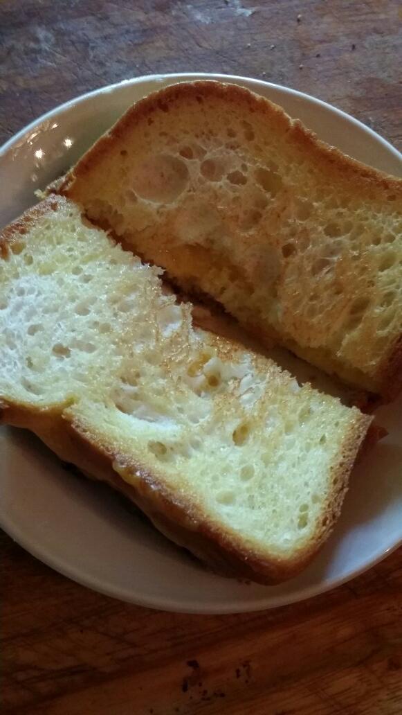 I cut his sandwich differently on purpose...what used 2 make him meltdown is now understandable #lilthings