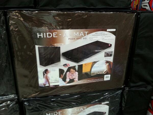 BYMCamps's tweet photo. Costco has the hide a mat back! This is the perfect bunk mattress for camp!  $52.99. http://t.co/VzANAkCkuz