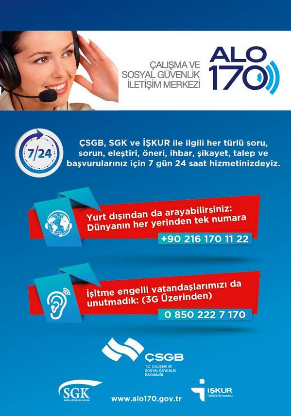 "Alo 170'i ara hakkını ara!"