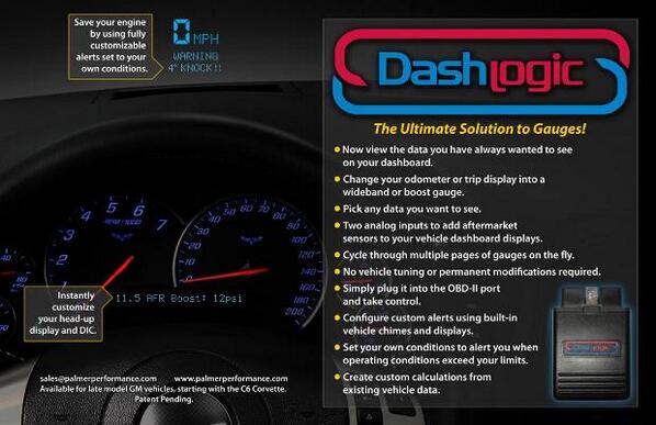 PalmerPerform's tweet photo. #dashlogic from @palmerperform the ultimate solution to gauges! Check it out! For #camaro #corvette #cruze http://t.co/mHP3pniLjU