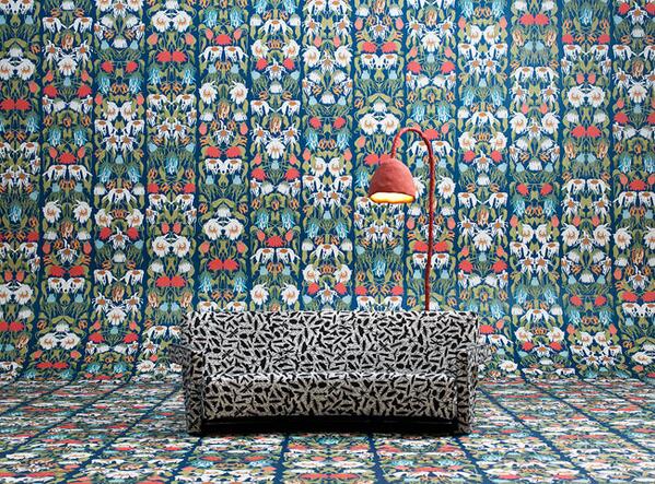 designlondon's tweet photo. We can't get enough of Studio Job's stunning wallpapers - debuting in the UK at #100design http://t.co/ZamQx92xjo http://t.co/7egVOpq8sn