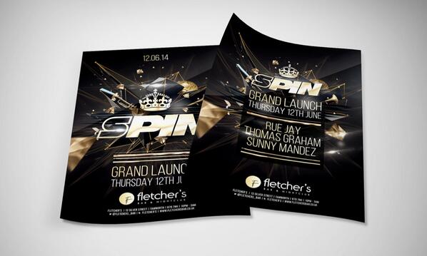 PrintStrawberry's tweet photo. Job of the week, SPIN at Fletchers.
For more information on flyer printing and artwork, give us a call 0121 241 4330 http://t.co/s7u07R0H3R