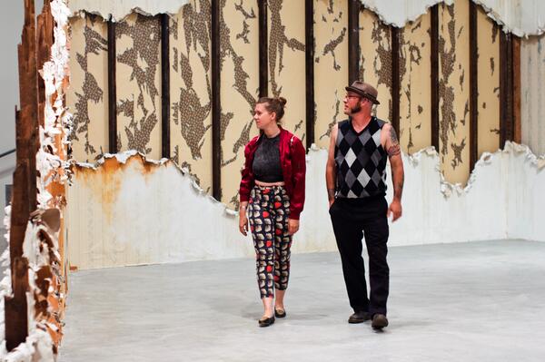 Checking out the incredible work of Carlie Trosclair during the break at <a href="/PKStLouis/">Pecha Kucha STL</a> #PechaKucha #CAM