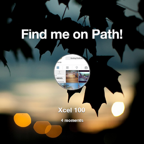 mxsell's tweet photo. Find me on #Path now! Go to: http://t.co/WbuZDttDIX! #thepersonalnetwork http://t.co/rma4ZI3h1K