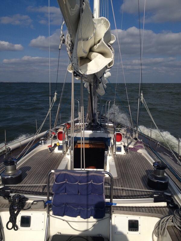 Lutine is just about to leave the Thames on her way home. About 15-20knts on the nose ATM. <a href="/ERDRacing/">ERD|Racing</a>