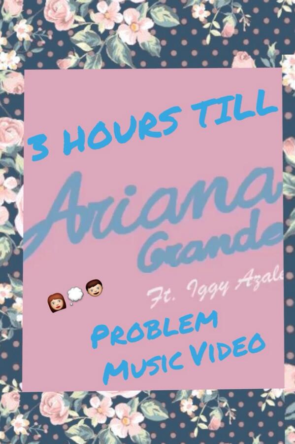 friendtolovers's tweet image. @ArianaGrande 3 hours #ProblemVideoAt4pmEST
