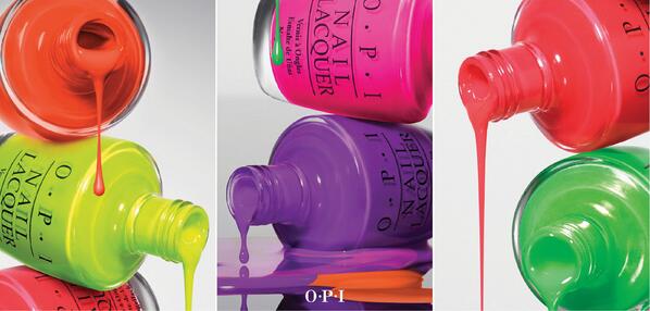 OPI_PRODUCTS's tweet photo. Need something to brighten your day? #OPINeons are available online at @ULTA_Beauty! Shop now: http://t.co/NTVFtWWVzq http://t.co/CEsV91QFIk
