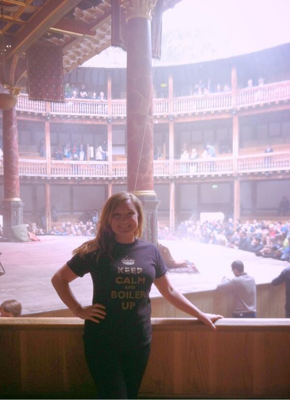 advieck's tweet photo. @BoilersAbroad As an Acting Major, watching Shakespeare at The Globe is putting the 'study' in study abroad! http://t.co/C0dqYjoelY