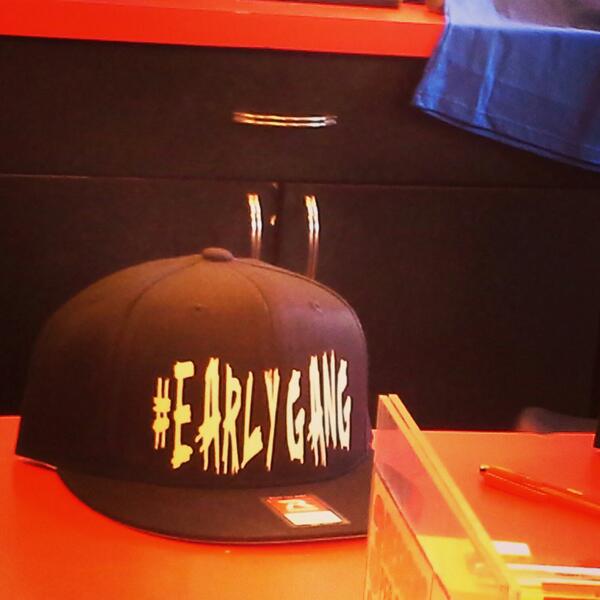 EarlyGang's tweet photo. Getting #EarlyGear made @bakedts http://t.co/rXBD7MCO2J
