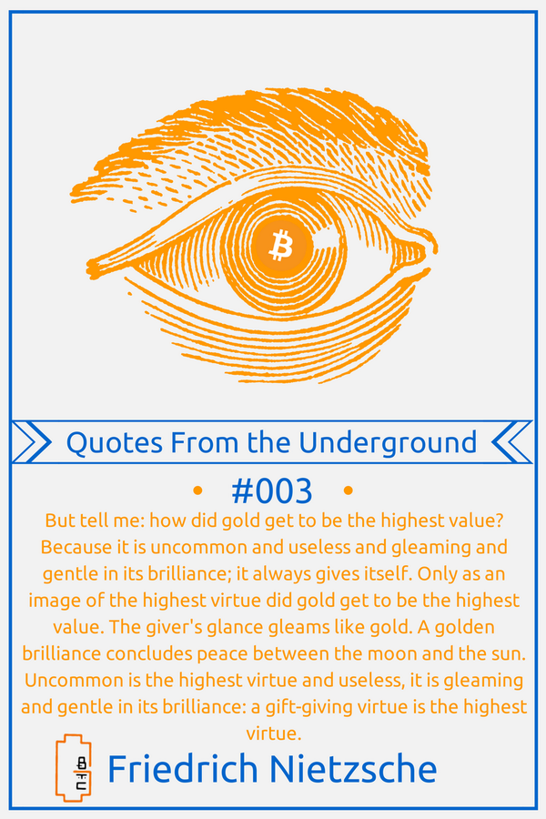 BitcoinGorilla's tweet photo. May Quotes from the Underground Recap! Friedrich Nietzsche http://t.co/Pfp2JIUrOd @FF_Nietzsche @NietzscheTalks http://t.co/WHl7ddLBLP