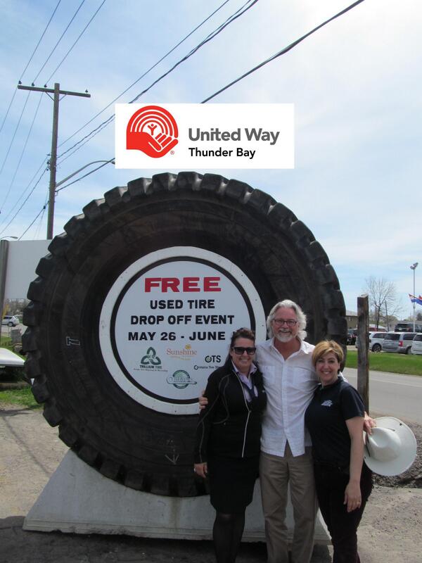 Tbauto's tweet image. @JohnRaffertyMP thank you for coming by and supporting @uwaytbay @SunshineFound #tbay #tiretakeback