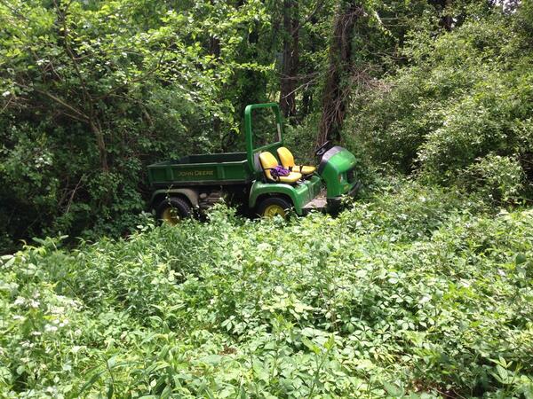Happy Friday!!   You mean I have to put the break on so it doesn't drift down the hill, boss?  My bad!!