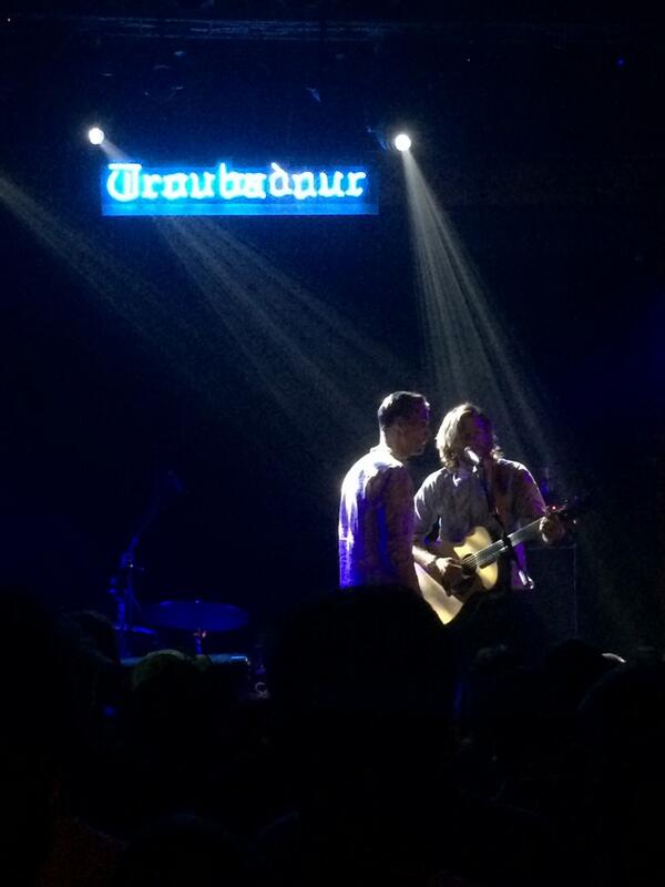 TimIT's tweet photo. Incredible show last night at @theTroubadour with @JTRevival . So much energy - you are amazing. http://t.co/WiQS7STVDS
