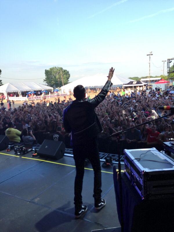 The homie @G_Eazy rocking @wired965philly #wiredfest2014 @festivalpier