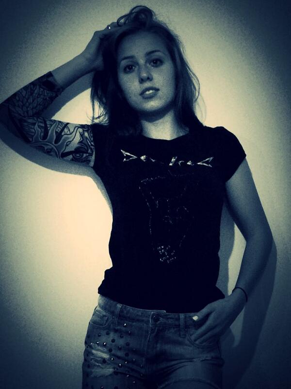 DevoltedBand's tweet photo. #sexy #damn #Devolted #tattoo #fucktherestbethebest #rocknrollqueen http://t.co/WifMKk9R4U