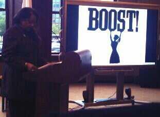 NWBRV's tweet photo. .@FreddieMac 's Christina Diaz-Malone, VP Corporate Relations says financial stability = independence #BOOST100Women http://t.co/gKi6GOG4UP