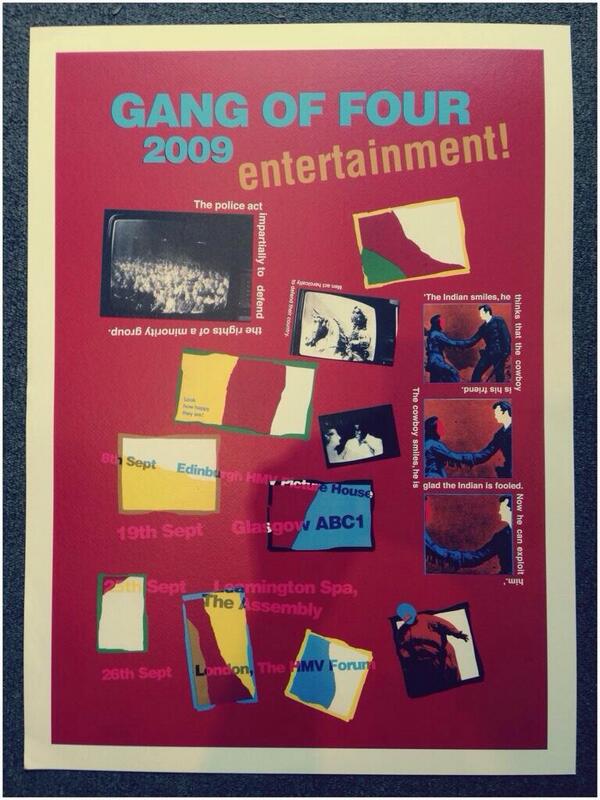 gangof4official's tweet photo. *** COMPETITION TIME ***

RT to win this ltd edition print. #GO4 http://t.co/jgbBcMIijy