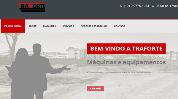 PrismaExpress's tweet image. Lançamento do novo site e criação de logo da empresa TRAFORTE Máquinas e equipamentos traforte.com.br