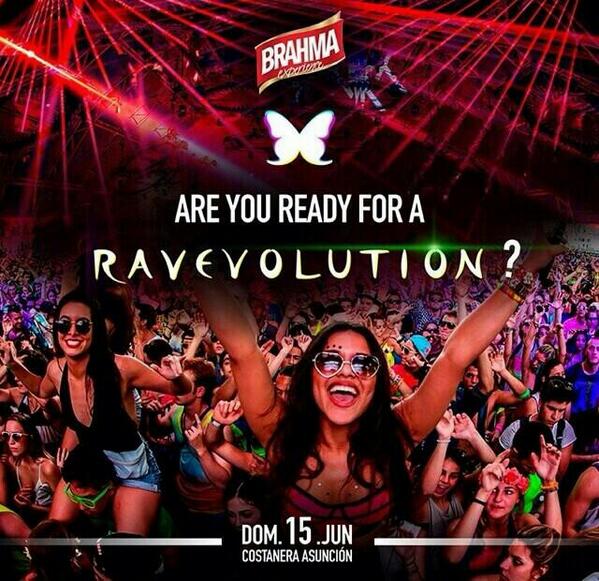 EDMParaguay's tweet photo. DOM.15.JUN @RAVEVOLUTIONPY http://t.co/vwXsjavajf