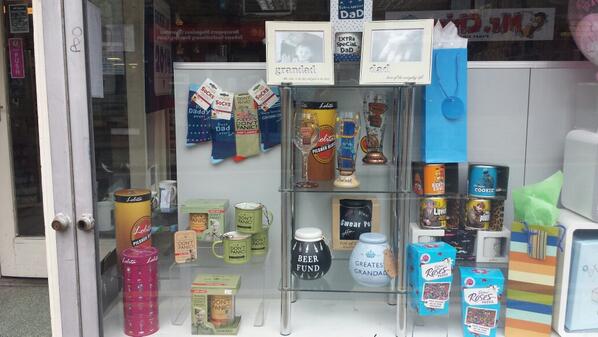 Father's Day is fast approaching.  We have a vast range of cards and many gifts for you to choose from :-)