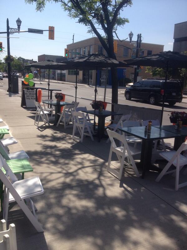 Come check out our patio, we're celebrating the grand re-opening of Ottawa Street!