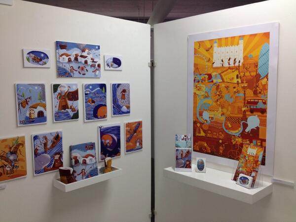 kimillustration's tweet photo. And that's the degree show done I had a great time with some amazing people :) http://t.co/Qp16Hvlhk9