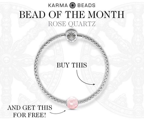 ThomasSaboUSA's tweet photo. Get this beautifully-faceted rose quartz bead free when purchasing (article number KA0001) or (article number KK0001) http://t.co/5En4iDIJBe