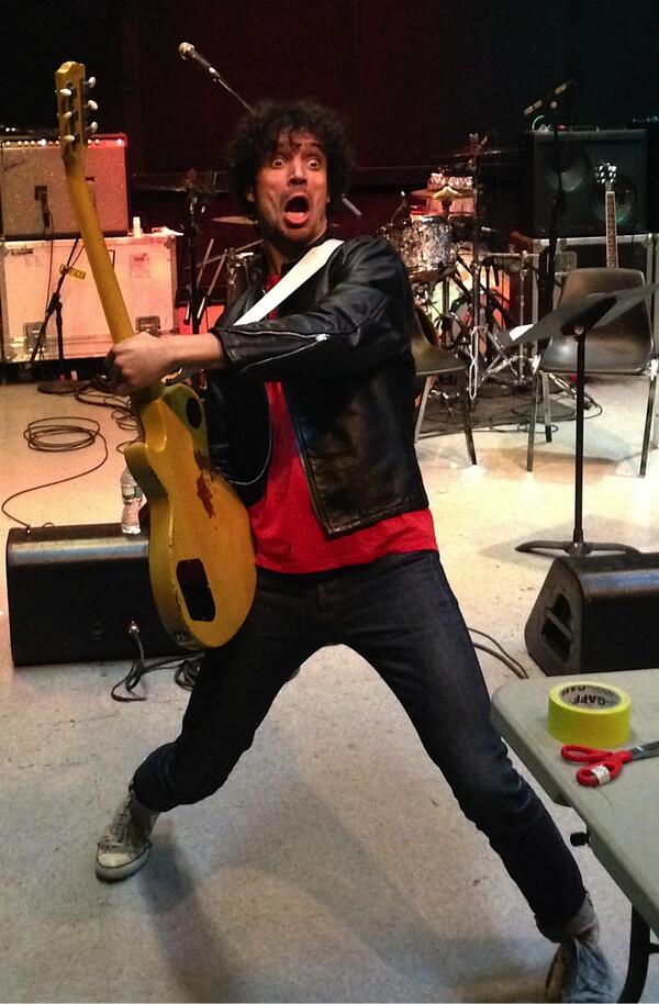 thestrokes's tweet photo. Heeere's Johnny... http://t.co/kXeuELC1d4