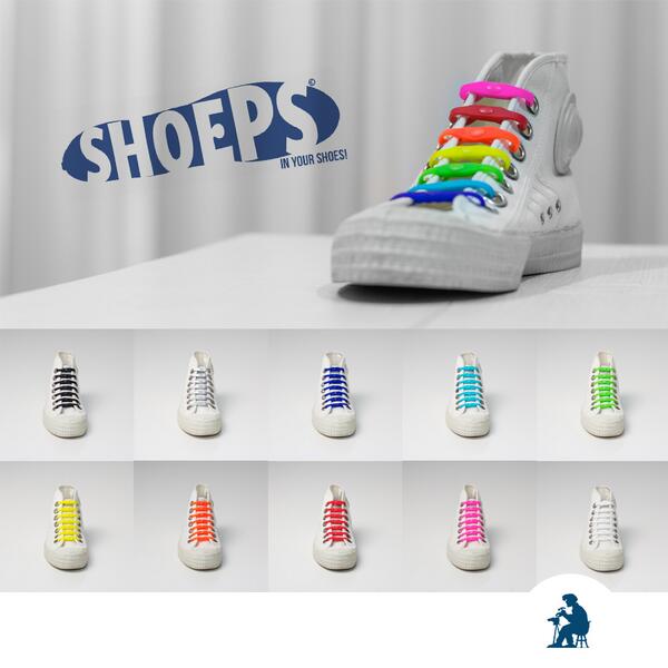 Nooit meer veters strikken met Shoeps! Bij ons verkrijgbaar in verschillende kleuren. #Gouda