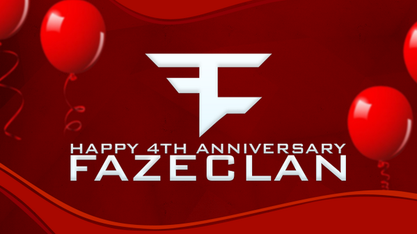 FaZeClan's tweet image. Happy Birthday to us! Today is the 4th Anniversary of the FaZeClan channel!