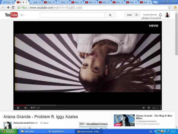CarisseBermeo's tweet image. ME RIGHT NOW 👩💭💜♥
#WatchProblemOnVEVO &amp;gt;&amp;gt;&amp;gt;&amp;gt;&amp;gt; youtube.com/watch?v=iS1g8G… &amp;lt;&amp;lt;&amp;lt;&amp;lt; #problemvideotoday #ProblemVideoOnVevo