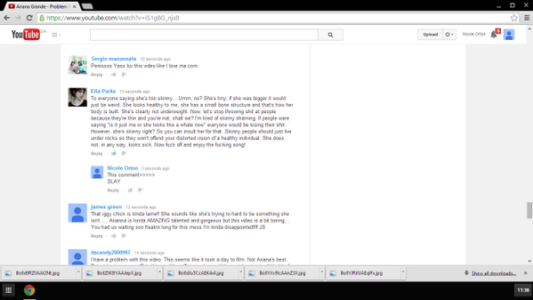 chaoticnic's tweet image. THE ELLA PARKS COMMENT #WatchProblemVideoOnVEVO