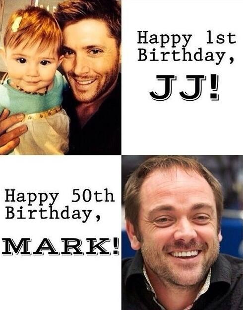 IlariaLegittimo's tweet image. Happy 1st Birthday #JusticeJay (@DanneelHarris) &amp;amp; Happy 5Oth Birthday Mark @Mark_Sheppard ❤ #Supernatural, #JJAckles.
