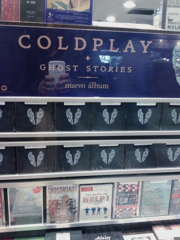 MerRichelme's tweet photo. Saw this #GSposter at a record store in Buenos Aires and took a quick shot ♡ @coldplay #GhostStories http://t.co/o6jRwD38OF