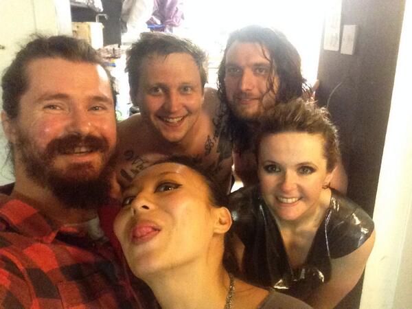 Just met <a href="/thesubways/">The Subways</a> at our sister bar, The Anvil - what a lovely bunch! What an amazing gig, roll on Glastonbury