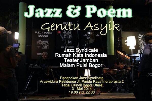 Kerabat kita nanti~>> <a href="/IdangRasjidi/">Idang Rasjidi</a> <a href="/RumahKataID/">Rumah Kata Indonesia</a> <a href="/malampuisiBGR/">Malam Puisi Bogor</a> <a href="/1bichara/">Khrisna Pabichara Daeng Marewa</a> <a href="/ndylesmana/">Andy lesmana</a> yuk kita meriahkan :)