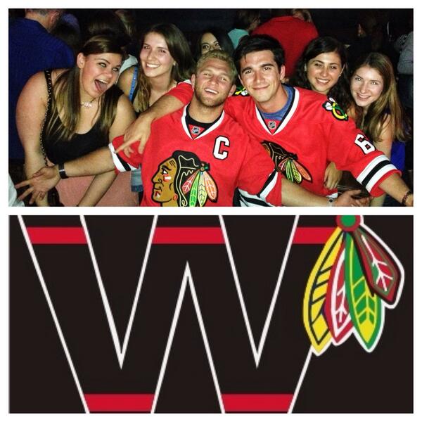 Rockit's tweet photo. HAWKS WIN!!!! This weekend is just getting started!!!! #OneGoal http://t.co/eCV9nvxaBi