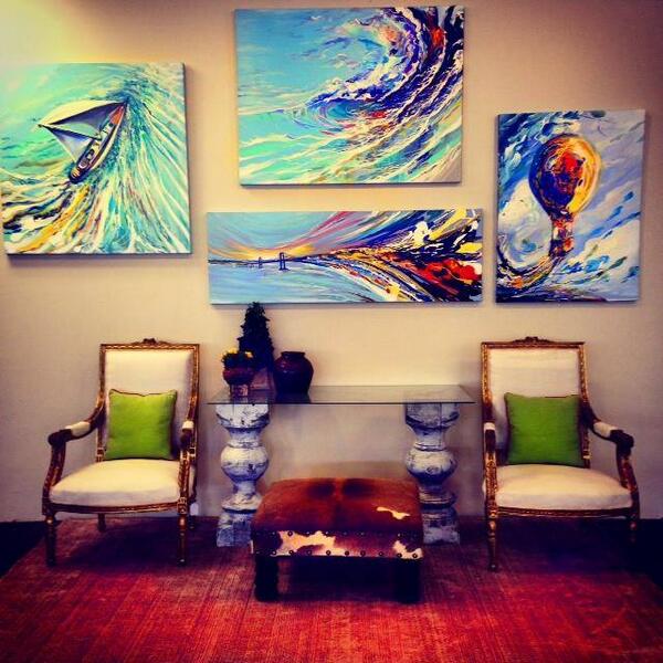 BellevueRugHome's tweet image. Bring the Colors of Spring into your life! #originalart
#NewportArt #designerchairs