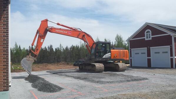 SECfredericton's tweet image. All ready to lay the footing cource of foam Monday morning #PassiveHouse #CompactionTest #HanwellHouse