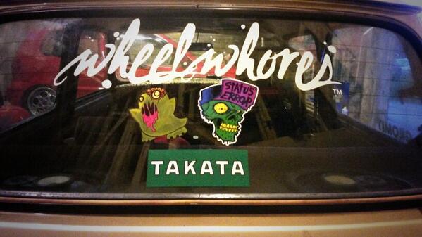 MiniStance's tweet image. Sticker time!!!! #wheelwhores #takata #statuserror #zillalife  #mini #classicmini #retrostance #stance #static