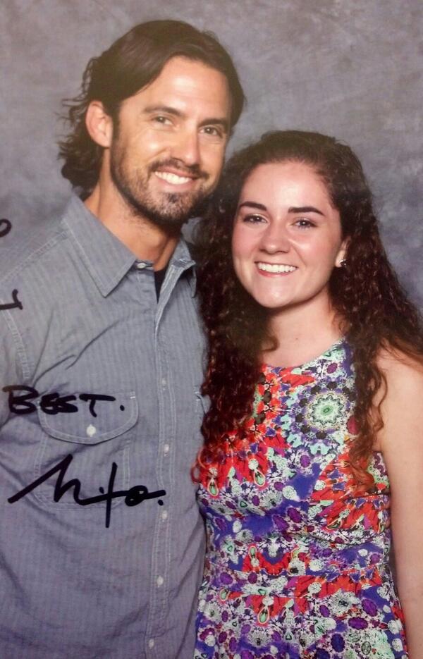 kerdhapley's tweet image. Yes I did tear up after I met @MiloVentimiglia #muchexcitement #manywow