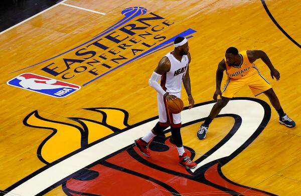 The <a href="/MiamiHEAT/">Miami HEAT</a> advance to their fourth straight NBA finals with a 117-92 win over the <a href="/Pacers/">Indiana Pacers</a> tw.nbcsports.com/IuT