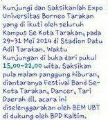 Tarakan_Promote's tweet photo. Ramaikan expo UBT yg diikuti kampus sekota tarakan. 29-31 mei 2014. 15:00-22:00 d stadiun datu adil. ~ @TrkWOW http://t.co/L4pOIs7tv8